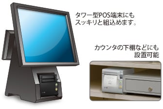 RP-D10シリーズ｜POSプリンターならSII。POSレジに最適なレシート